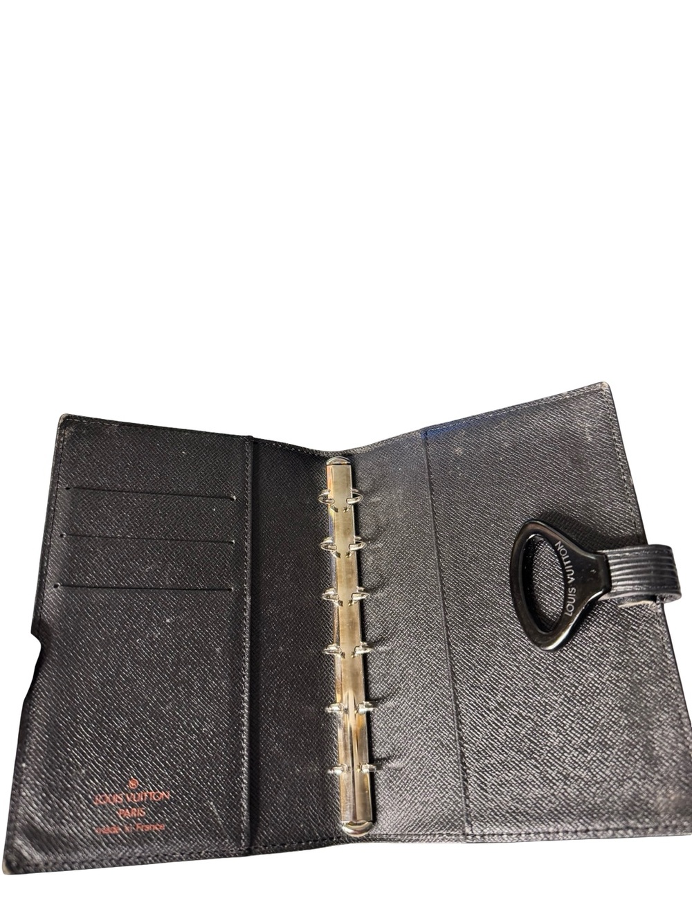 Louis Vuitton Vintage Black Epi Leather PM Agenda Planner - Picture 4 of 7